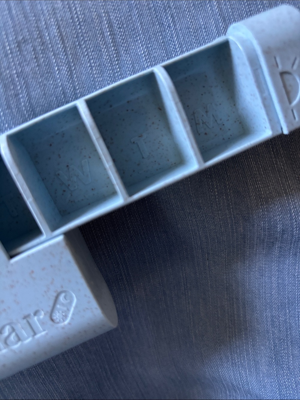 PILLAR AM/PM Twice a Day Pill Organizer - Powder Blue - Picture 8 of 14